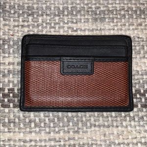 Coach card holder wallet